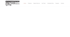 Desktop Screenshot of christensenheating.com